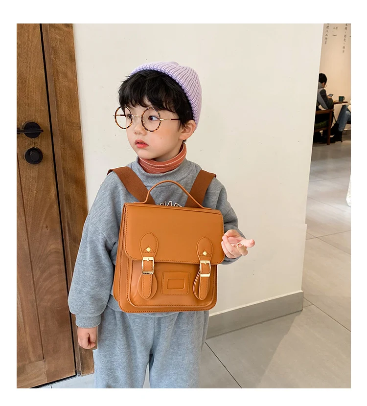 Britse preppy stijl kinderschooltas — foto 9