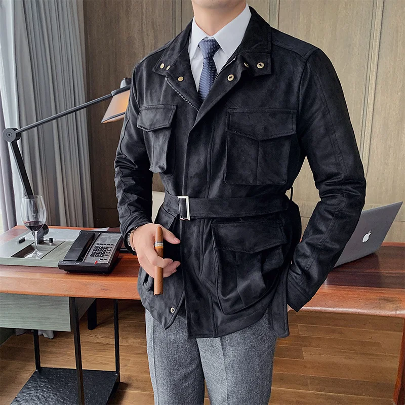 Men's Casual Jacket Top Waist Comfortable Fit Daily Wear Versatile Design Modern Style Everyday Comfort Perfect for Casu — photo 5