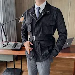Men's Casual Jacket Top Waist Comfortable Fit Daily Wear Versatile Design Modern Style Everyday Comfort Perfect for Casu — photo 5
