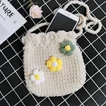 Beige puff flower