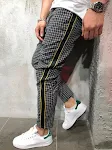 Slim-fit Casual Trousers with Webbing Stitching, Lattice Detail, and Tether. Comfortable and stylish for everyday casual — photo 3