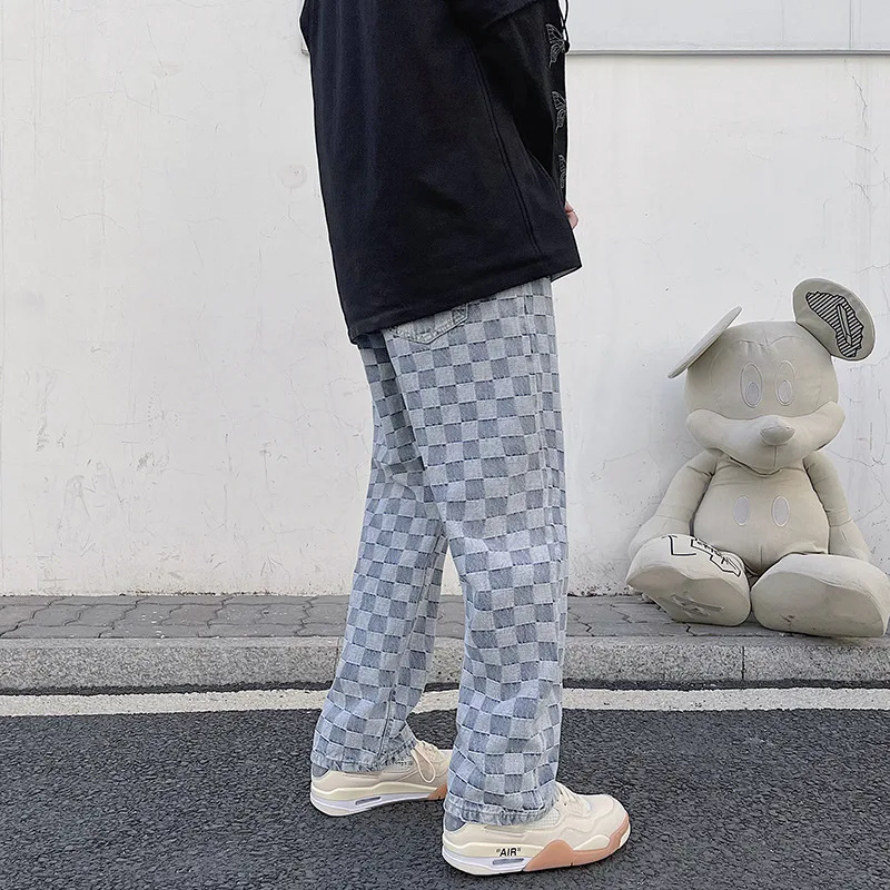 Title 6, Mens Wide Leg Jeans Hip Hop Streetwear Skatebo...
