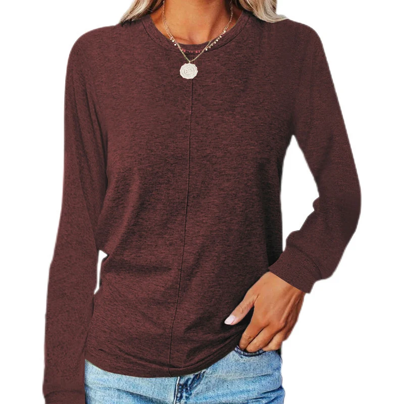 Title 9, Womens Long Sleeve Round Neck T-Shirt Sweater ...