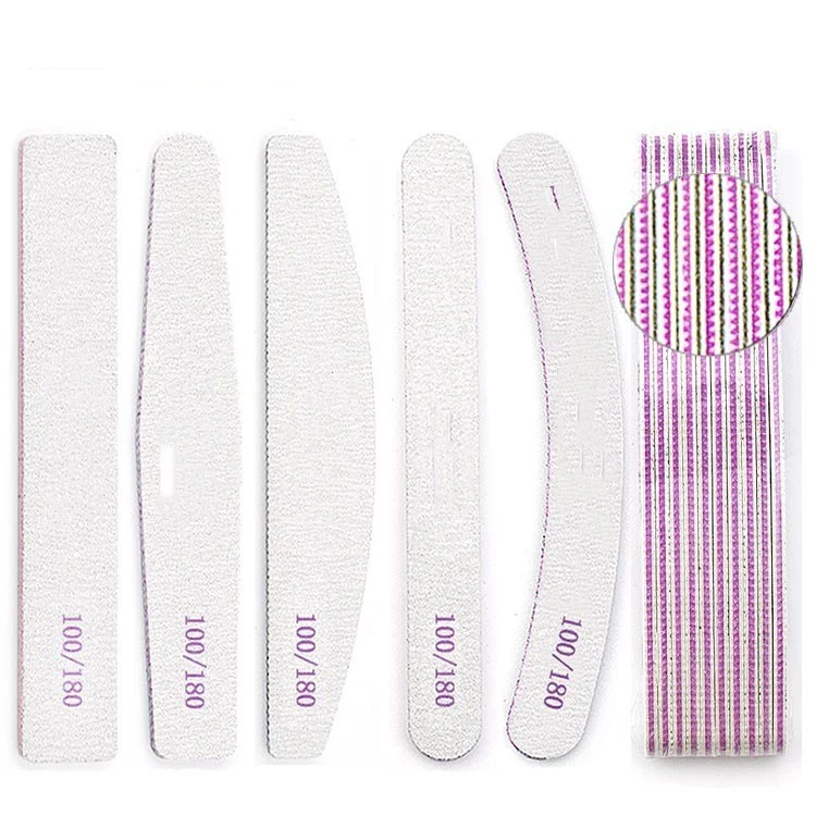 Lime à ongles grise double face avec bande polissante True Nail l'outil idéal pour une coupe et un polissage précis des ongles. — photo 1