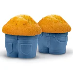Creative Jeans Silicone Cake Mold for DIY baking, muffins, cupcakes, pudding, chocolate, and ice. Food-grade, reusable b — photo 5