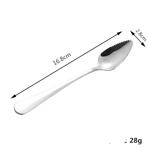 Title 3, Baby Stainless Steel Scraper with Serrated Edge...