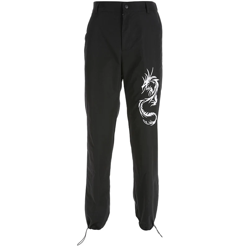 Title 1, Pantalones casuales de mujer con bordado estilo...