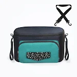 Bolsa de armazenamento para carrinho de bebê Organize tudo com praticidade. Amplo espaço, fácil instalação e ideal para passeios tranquilos. — foto 2