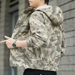 New Fashion Trend Tooling Hooded Jacket for Outdoor Sports and Casual Wear. Stylish, comfortable, and functional, perfec — photo 4