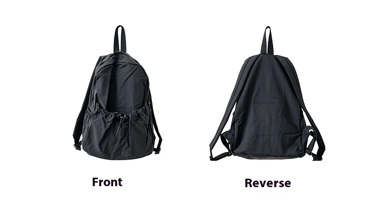 Mochila coreana grande de nylon para meninas, leve, casual, ideal para lazer e trabalho. Simples e prática para o dia a dia. — foto 4