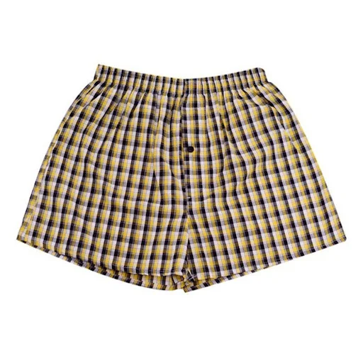 Title 8, Mens 1pc Cotton Arrow Boxers, Casual Plaid Pri...