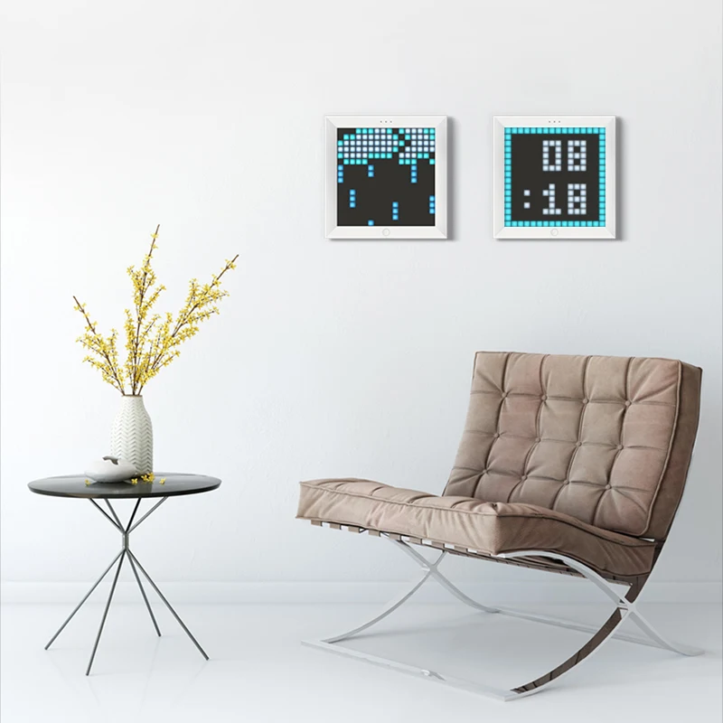 Pixel light board digital photo frame, showcasing photos and digital art. Perfect for stylish and creative home and offi — photo 6