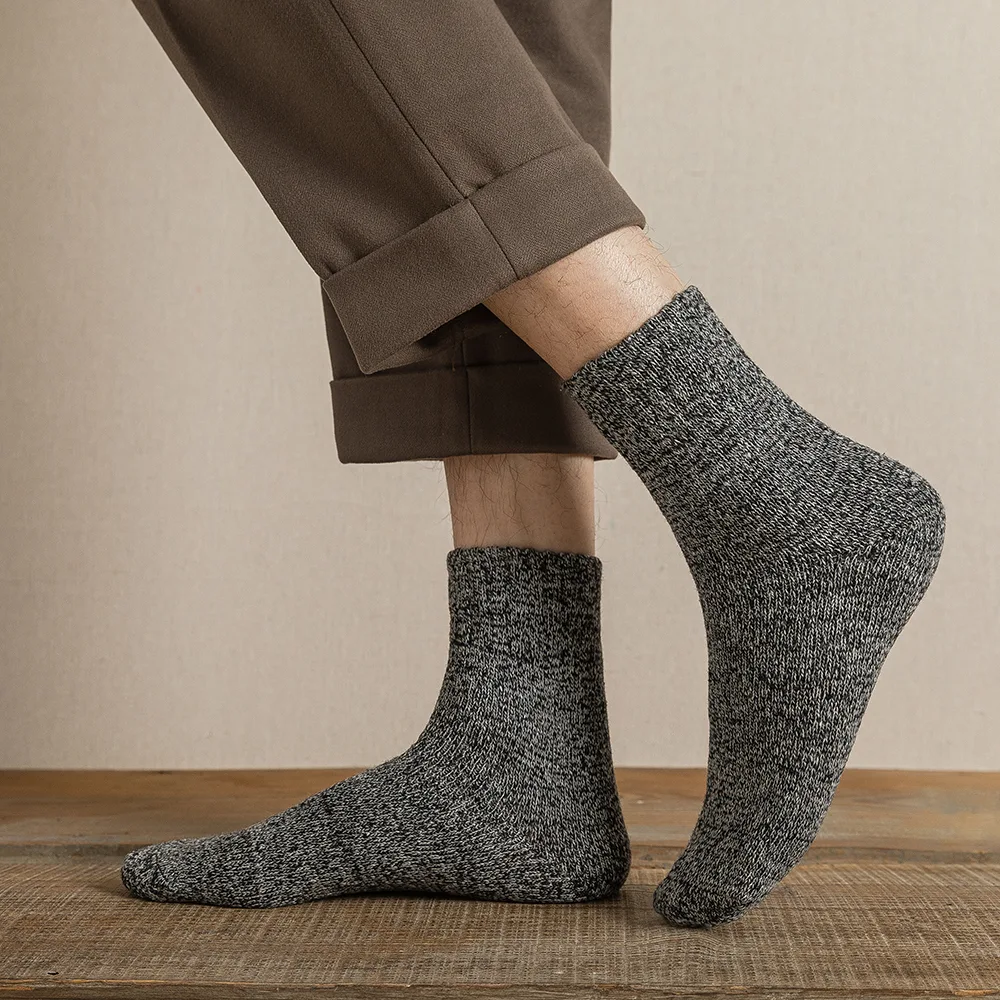 Title 1, Retro Ethnic Style Thick Socks Men In Autumn An...