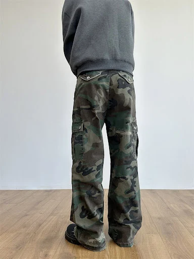 Title 2, Distressed Military Camouflage Destruction Affi...
