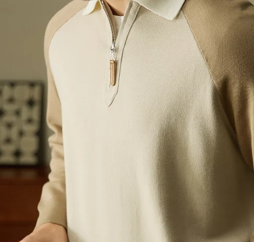 Title 4, American Casual High Density Half Zipper Sweate...