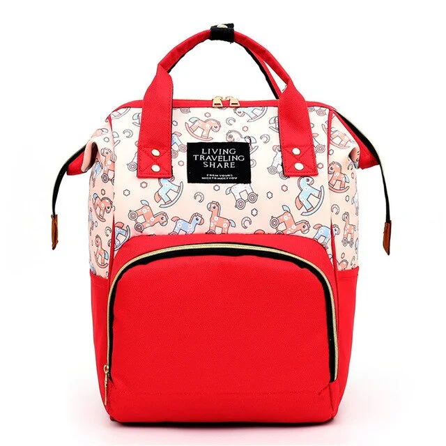 Waterproof Mother And Baby Backpack Portable Oxford Cloth, perfect for travel. Designed with great storage and easy acce — photo 2