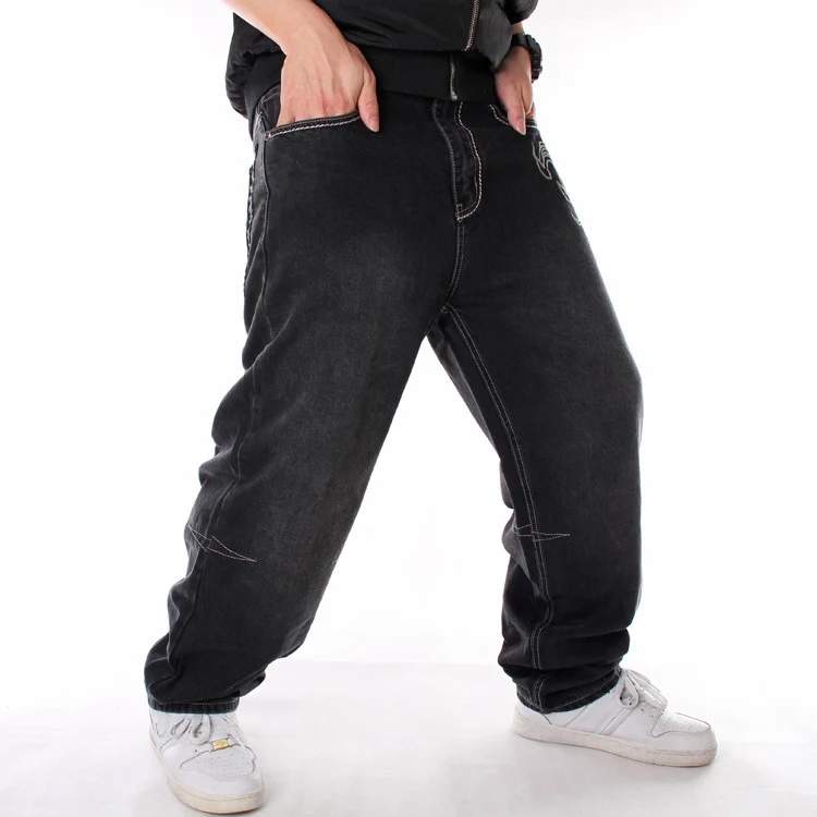 Evropske Hip Hop Street Dance Farmerke, Prane, Široke, Skateboard Stil, Udobne i Moderne za Svaki Dan, Idealne za Ulični Stil — foto 3