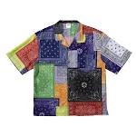 Cashew Flower Short Sleeve Shirt for men. Comfortable and stylish floral shirt, perfect for summer. Ideal for casual wea — photo 6