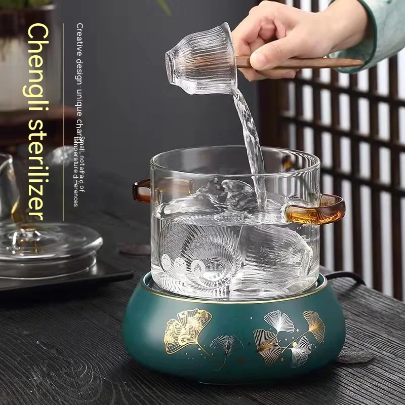 Title 2, Stew Household Transparent Glass Stew-pan for e...