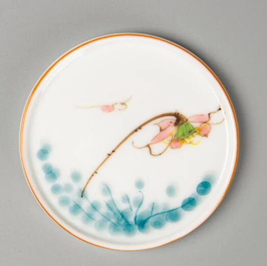 Handmade Japanese Style Hand-painted Ceramic Coasters protect your surfaces in style. Unique, artistic and functional ta — photo 13