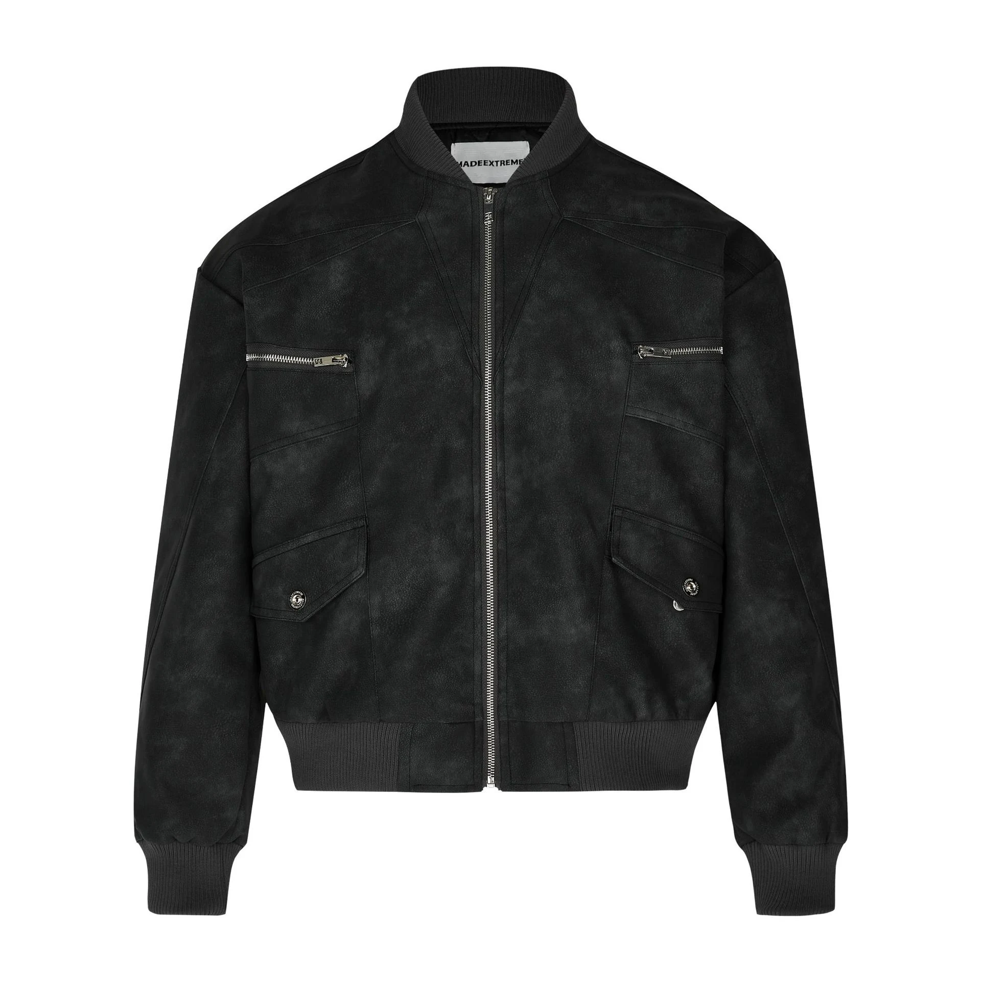 High-grade Leather Coat Cotton-padded Jacket provides warmth and style for the winter. A perfect combination of comfort, — photo 14
