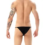 Men's Small Briefs Bikini Hip-exposed Thin Belt Underwear, Lightweight Comfort, Breathable Design, Perfect for Everyday — photo 27