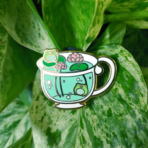 Title 4, Leuke kikker dieren emaille pin broche, ideaal ...