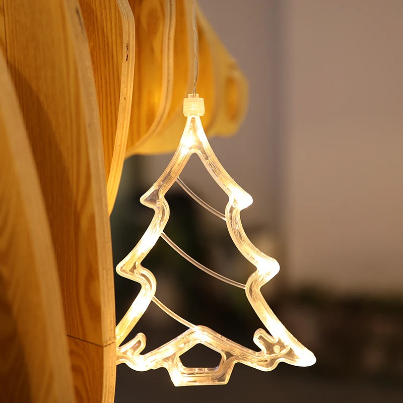 Title 7, Luzes LED Divinas de Natal com suporte de sucçã...