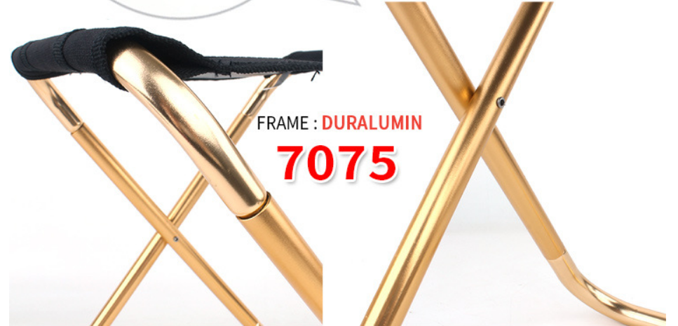Title 2, Outdoor folding stool, compact and portable, pe...