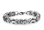Pulseira de ouro pulseira lateral masculina — foto 5