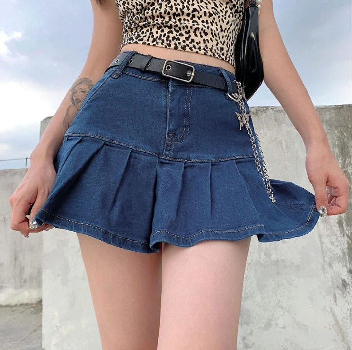 Nova Saia Jeans Stretch de Segurança para Jovens Senhoras, com conforto e proteção. Perfeita para trabalho e lazer. — foto 18