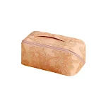 Necessaire Retrô Almofada Cosméticos PU Impermeável Grande Capacidade Bolsa de Lavagem Cuidados com a Pele — foto 2