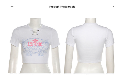 Title 2, Dames T-shirt met print en korte mouwen