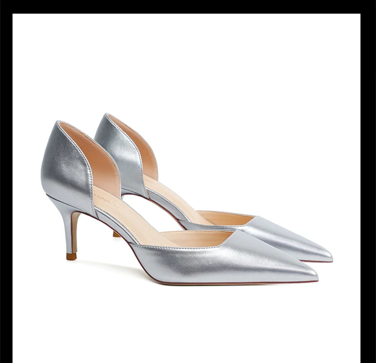 Women's stiletto heel shoes, all-match, comfortable and simple, pointed toe, professional OL style for a versatile and s — photo 8