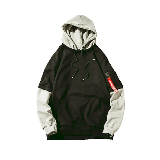 Title 9, Round neck hooded jacket mens sweater