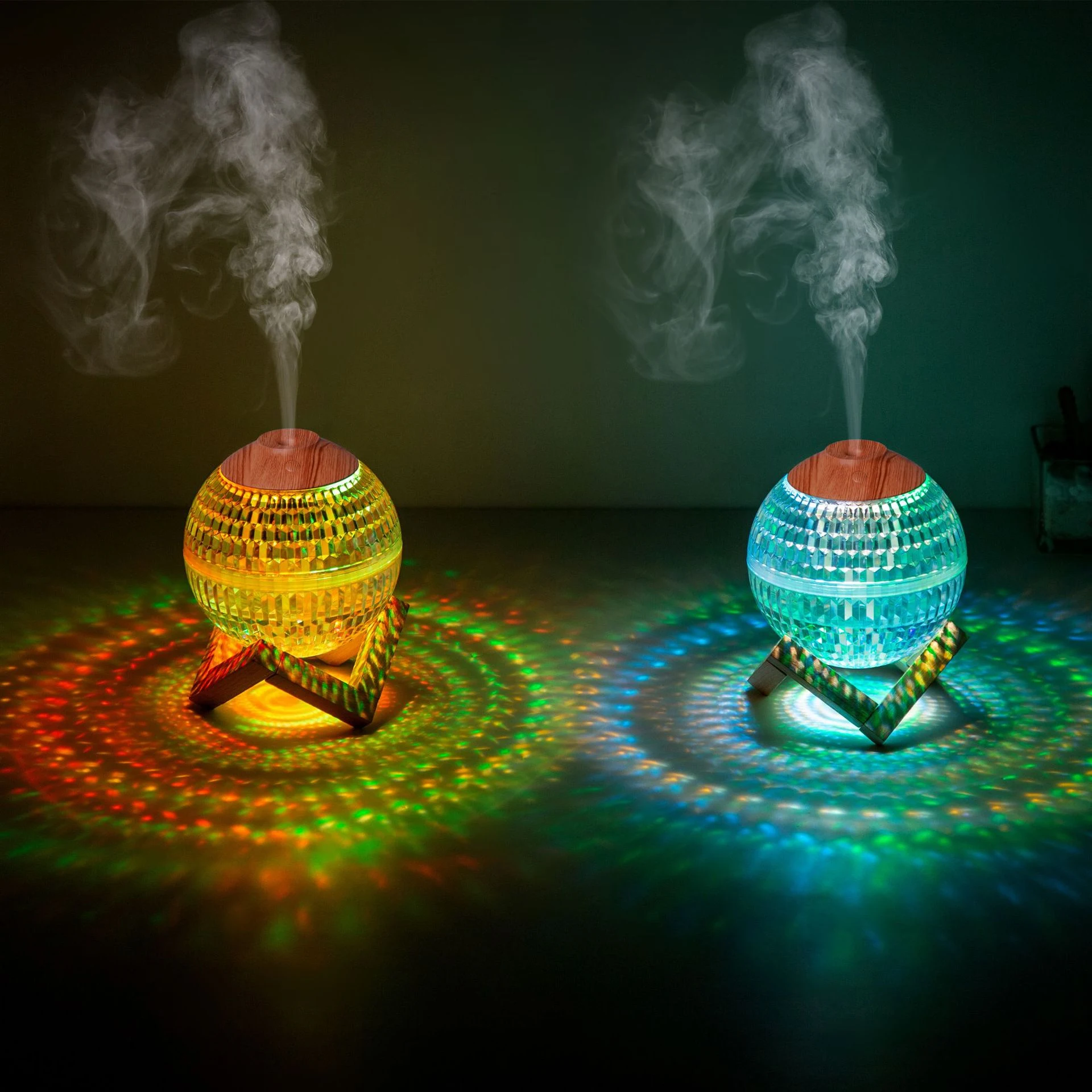 Household Bedroom Crystal Ball Humidifier Desktop Purifies Air Creates Relaxing Healthy Atmosphere Perfect for Your Home — photo 2