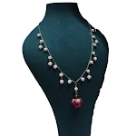 Colar de pérolas de água doce Eternal Rose 5-6mm quase redondas, micro imperfeições, moda, festa e jantar — foto 9