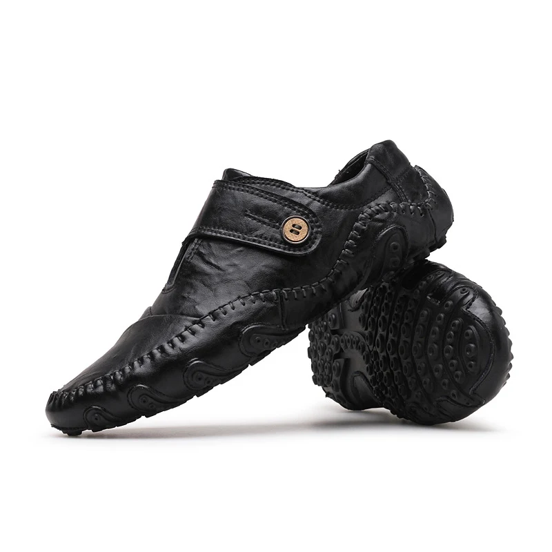Casual leren schoenen Britse wind Beanie schoenen Heren schoenen voor een casual look met comfort en stijl Ideaal voor dagelijks gebruik. — foto 2