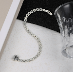 Pulseira Feminina S925 Prata Esterlina, Design Luxo Leve, Fivela Tipo Cinto de Pulseira de Relógio, sofisticação e charme. — foto 8