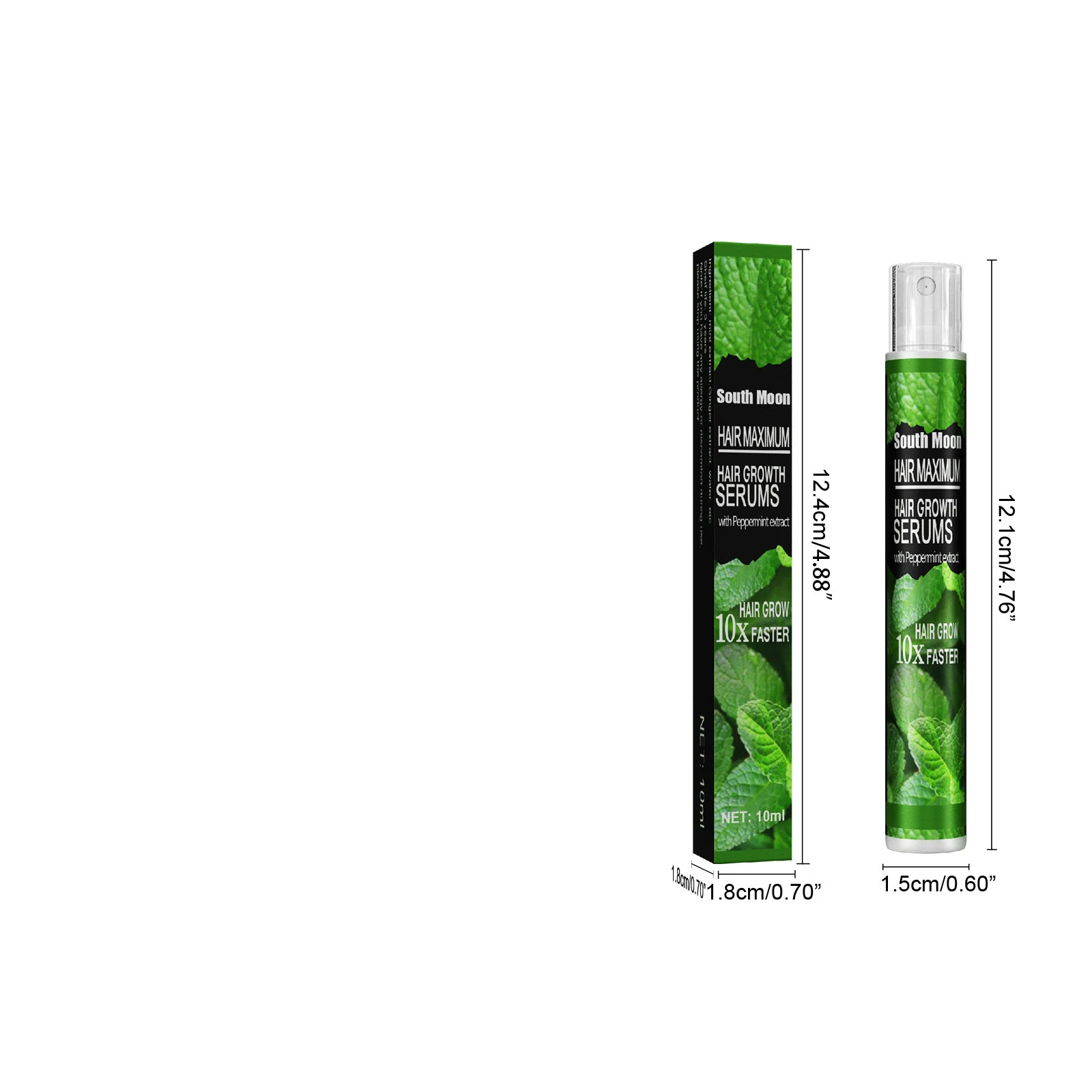 Spray Nutritivo para el Crecimiento del Cabello Mint Nutrition Fortalece y Estimula el Crecimiento Capilar, Cabello Más Fuerte y Voluminoso — foto 7