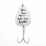 Regalo amo da pesca, attrezzatura da pesca. Il set regalo perfetto per i pescatori di tutti i livelli. Ami robusti per sessioni di pesca di successo. — foto 2