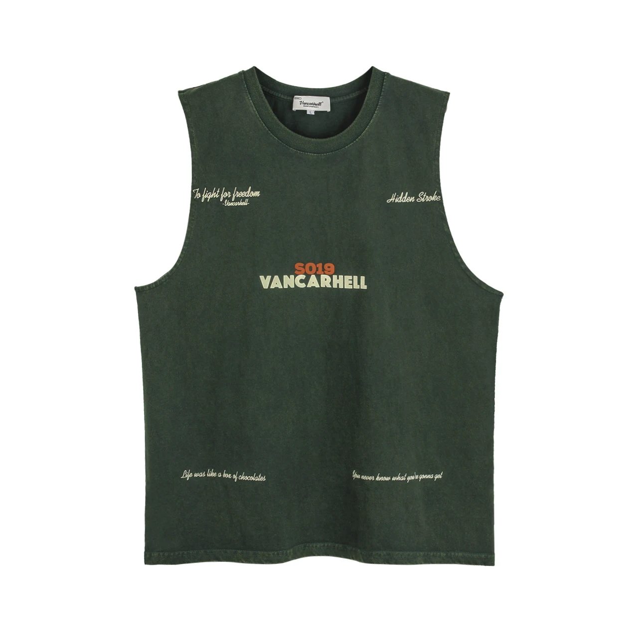Men's Old Washed Printed T-shirt for everyday wear. Comfortable and stylish, perfect for a casual look with a soft, vint — photo 4