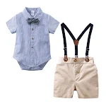 Macacão fino de algodão para bebês meninos Roupa de verão leve e respirável Perfeito para climas quentes Conforto ideal para brincar e fácil de lavar — foto 8
