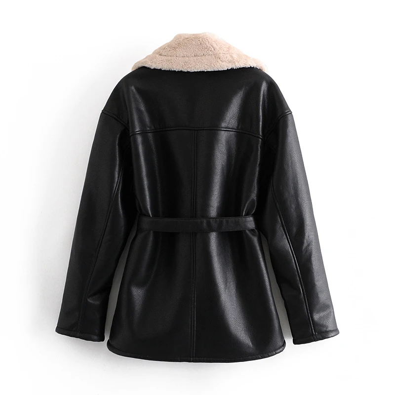 Title 4, Womens Autumn and Winter All-match Fur Loose C...