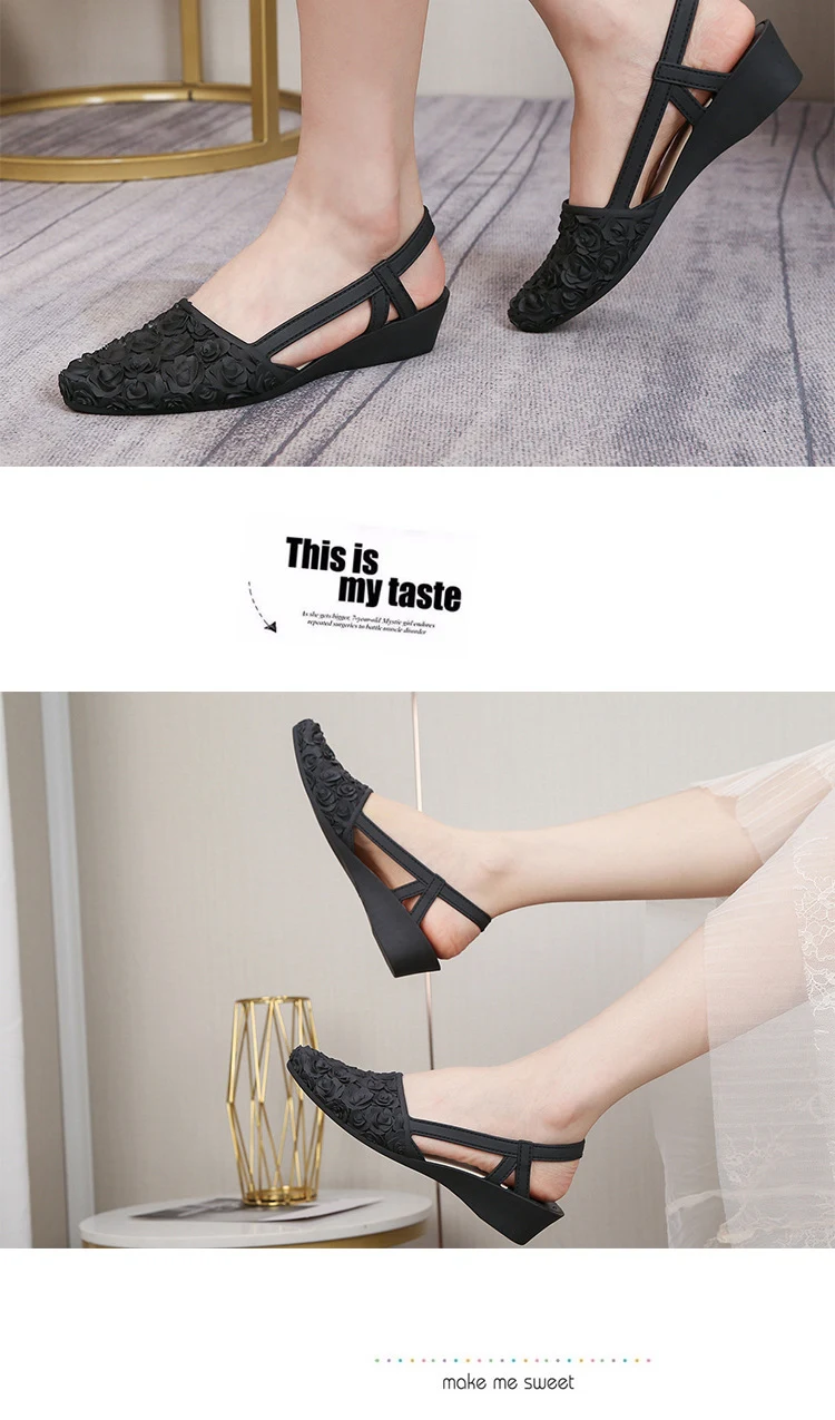 Title 9, Womens Summer Plastic Flower Height Increasing...