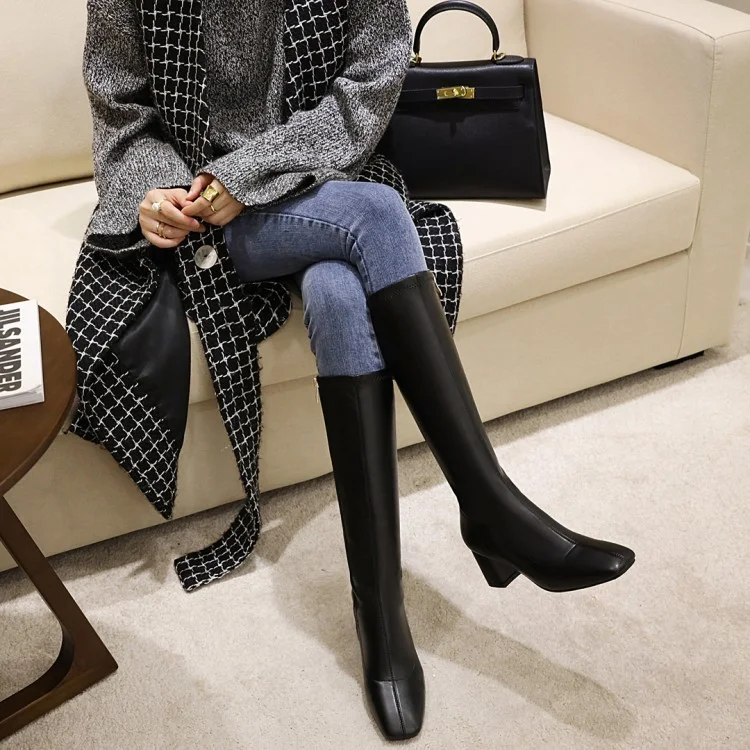 Large Size Tall but Knee-High Skinny Boots for a Flattering Fit, Ultimate Comfort and Chic Style for All Day Wear — photo 5