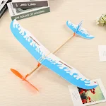 Modelo de avião Thunderbird movido por elástico. Fácil de montar e voar, perfeito para crianças e adultos. Experimente a emoção do voo com ele. — foto 4