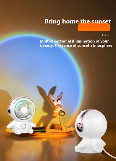Title 3, Sunset Projection Rainbow Sunset Ambience Light...