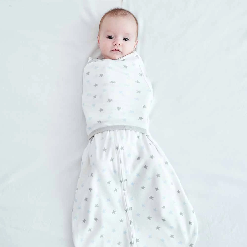 Title 5, Saco de dormir de algodão estampado para bebê Q...