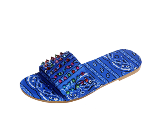 Title 5, New European and American Style Printed Toe Fla...